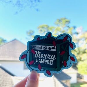Dutch Bros Sticker - Merry & Amped New